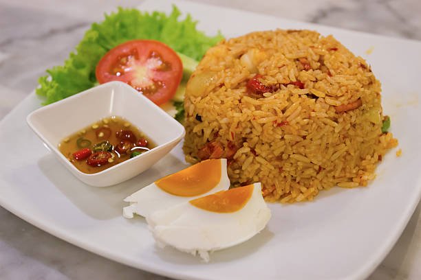 Thai food, hot and spicy fried rice